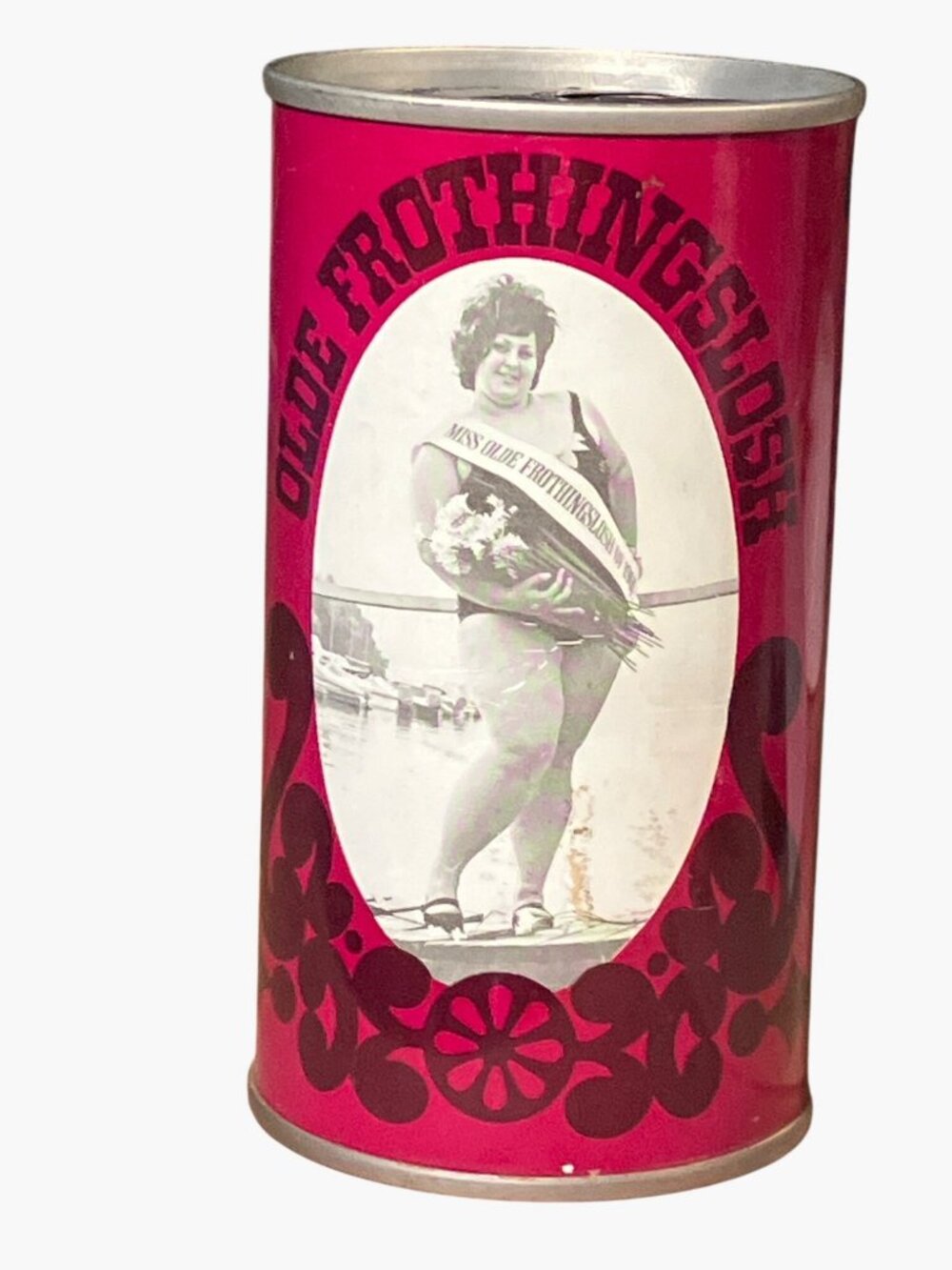 Olde Frothingslosh Miss Frothingslosh Beer Can 12 Oz Empty Vintage Collectible